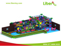 Kids Indoor Entertainment Playground With Train Track